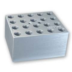 BLOCK, 20X10MM TEST OR 20X2ML CENTRIFUGE TUBES