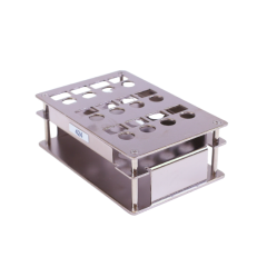 Rack Code 424, Holds 12 1.5-2.0 mL flip cap microcentrifuge tubes